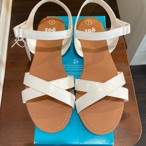 Avery Xband White girls sandals